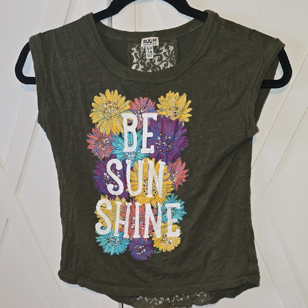 Floral Print Lace Top